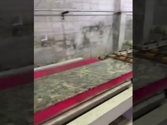 자율적인 돌 십자 절단 기계 대리석 비닐 타일 생산 라인