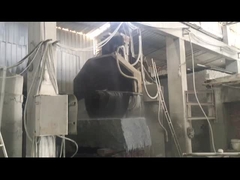 수압 단일 팔 멀티 블레이드 블록 절단 기계 네 개의 기둥 구조