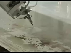 5 축 CNC 워터젯 절단 기계 돌 금속을 45도 절단을위한 워터젯 절단 기계