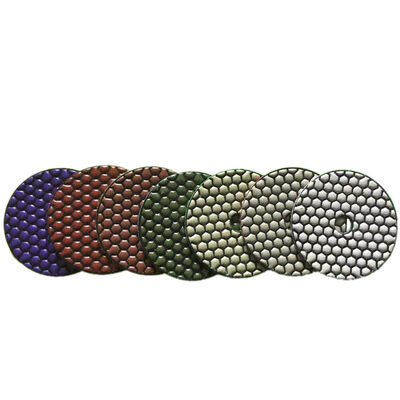 Diamond Resin Dry Polishing Pad For Air Grinder Stone Polisher