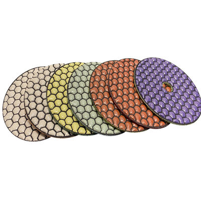 Diamond Resin Dry Polishing Pad For Air Grinder Stone Polisher
